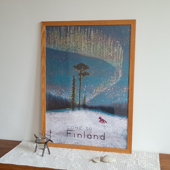 <i>Following the footsteps of a fox</i> Poster für Come to Finland Publishing